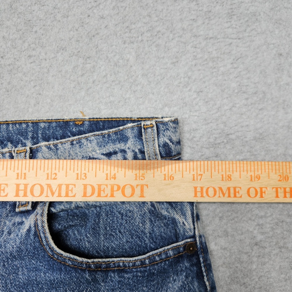 VINTAGE Levis Jeans 32x32 (Tag 34x32) Blue Acid Wash Relaxed Bronze Tab 90s USA‎ - Picture 13 of 15